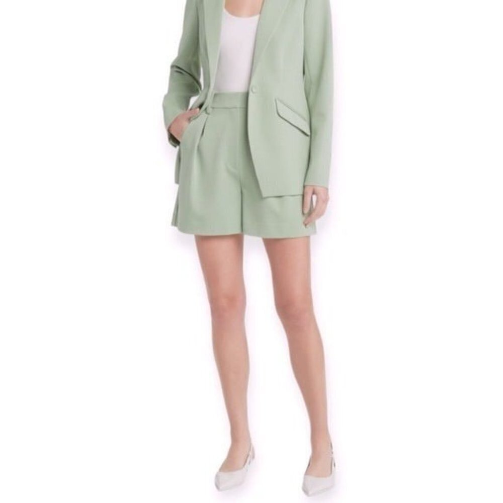 ANTHROPOLOGIE Favorite Daughter Favorite Shorts High Waist Moss Green NEW